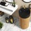 Meuble-lavabo moderne (avec meuble-lavabo et lavabo), baignoire compacte en marbre de bois de 16 pouces