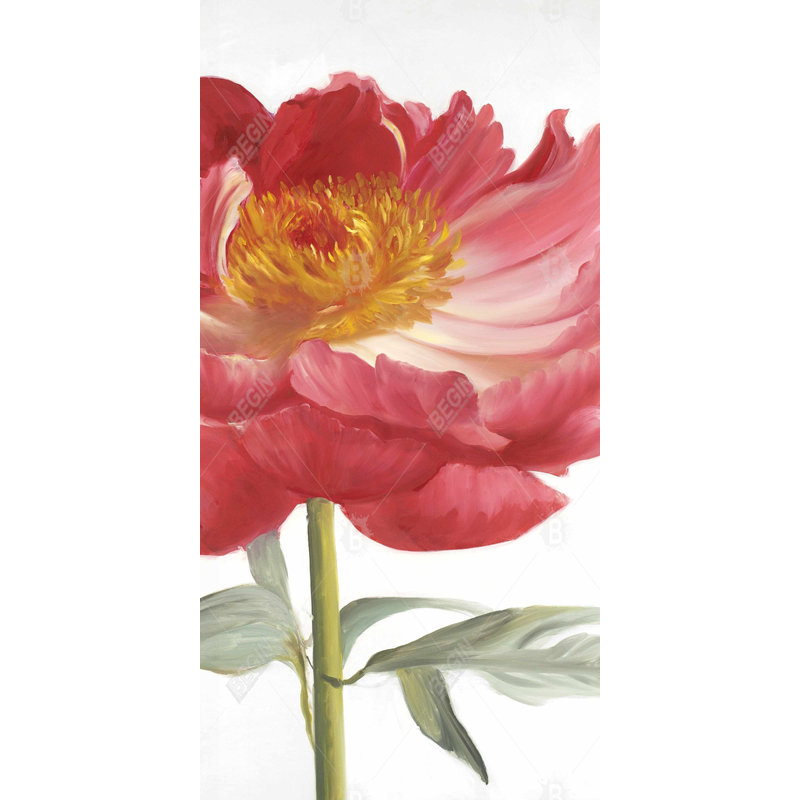 Pink peony - 15.75"x31.50" Desk mat