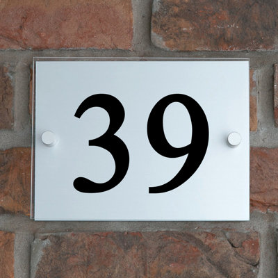 Champy 15cm H Plastic House Number