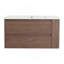 Meuble-lavabo mural 36 po avec lavabo en céramique-487136690