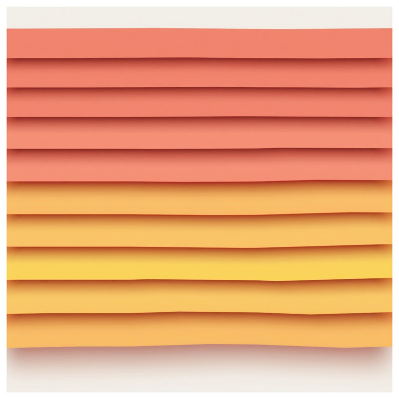 Red Yellow Horizontal Stripes Comforter, Twin Extra Long