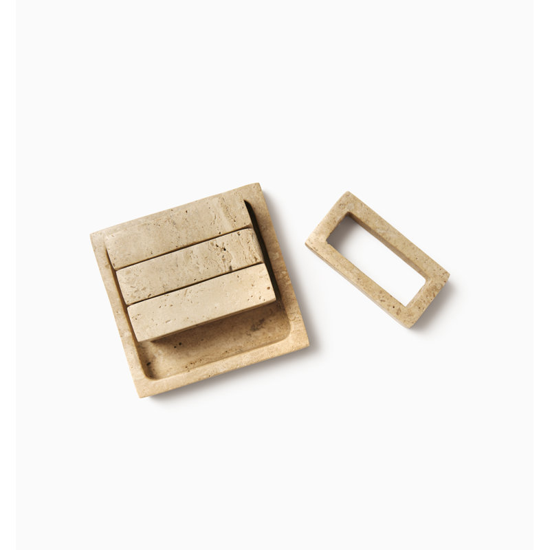 Travertino - Napkin Rings