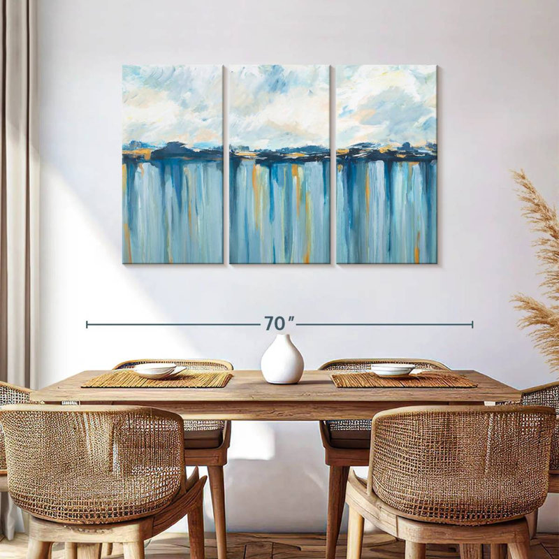 Avery Ocean Blues I, 36" H x 57" W