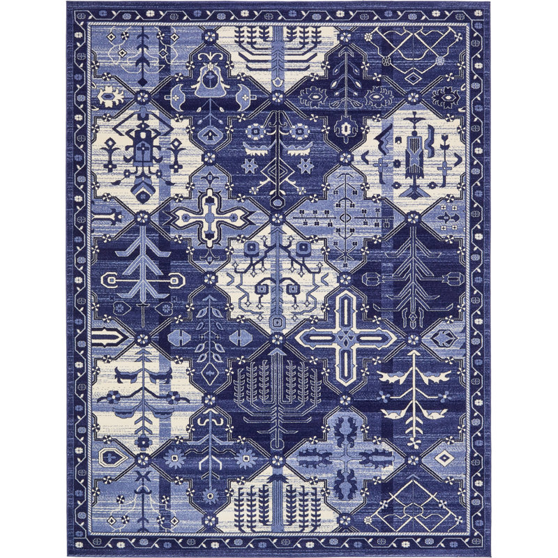 Tapis bleu Godina, Rectangle 10 pi x 13 pi