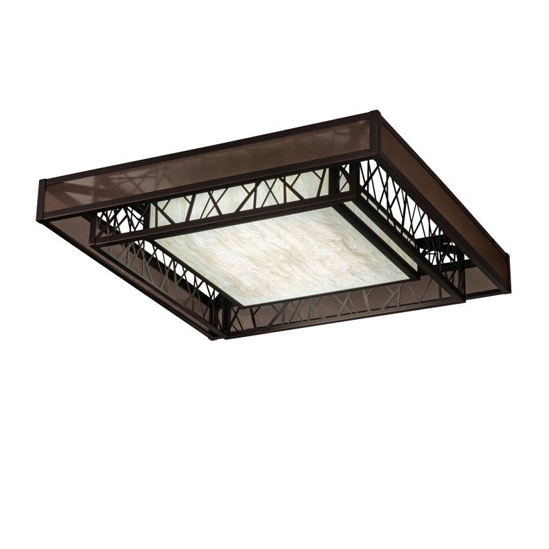Plafonnier semi-encastré Quadrato Led