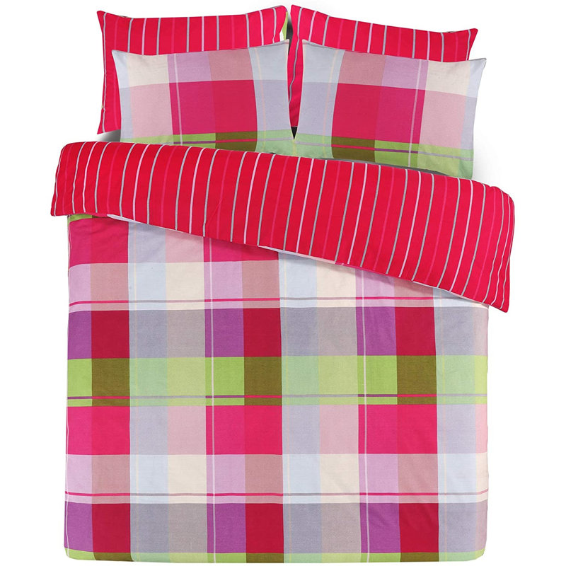 Horan Duvet Cover Set with Pillowcases, Double Duvet Cover + 2 Standard Pillowcases