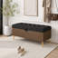 Boucle Upholstered Storage Bench-117411845-117411840