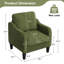 Chaises d'appoint Mid-Century avec coussins amovibles-229056710
