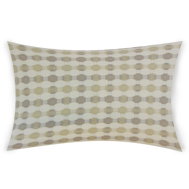 Housse et insert de coussin rectangulaire synthétique , Brun, 12 po x 18 po