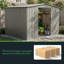 8x6 FT Large Metal Garden Tool Storage Shed