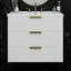 Meuble-lavabo 24 po avec lavabo, meuble-lavabo flottant à 2 tiroirs, meuble-lavabo mural avec lavabo en céramique-15352811