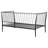 Richland Metal Twin Daybed Bed Frame Matte Black
