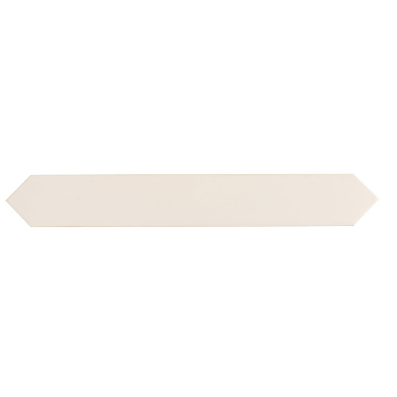 Terralis 3 X 19 In. Glossy Porcelain Picket Wall And Floor Tile (7.65 Sq Ft/Case) - 20 Pack, Pearl White