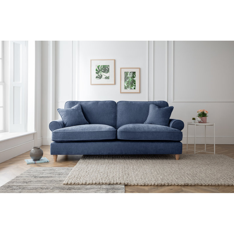 Danika 3 Seater Sofa, Navy