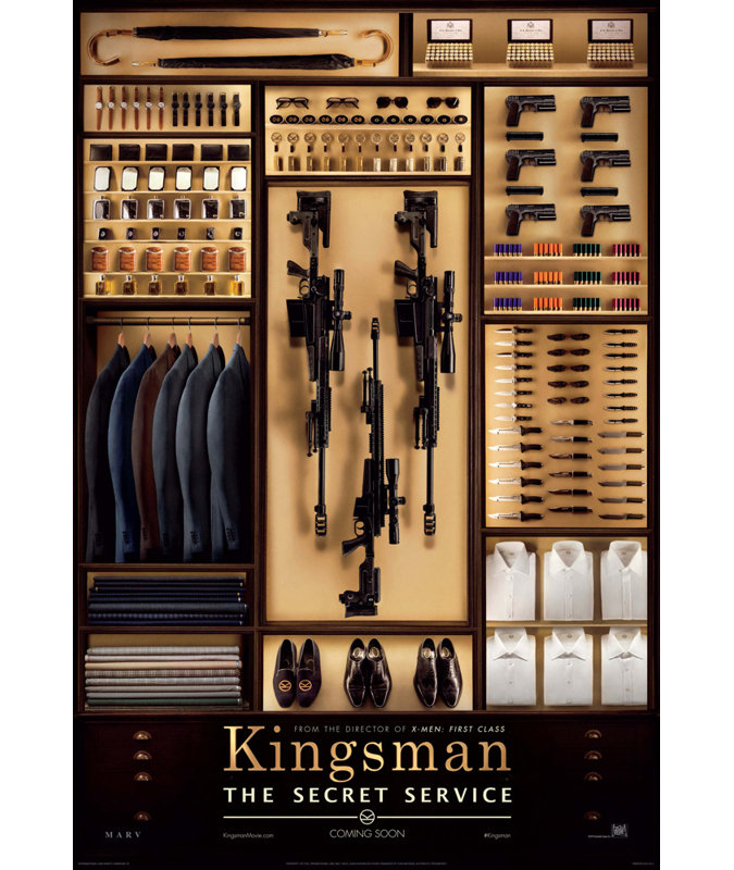 Kingsman The Secret Service, H 24 po x l 16 po