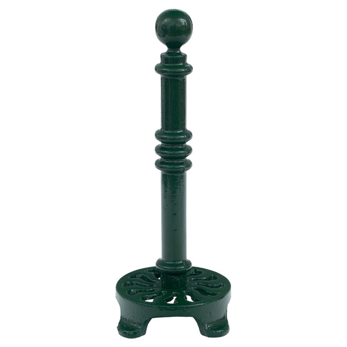 Iron Paper Towel Holder, Green