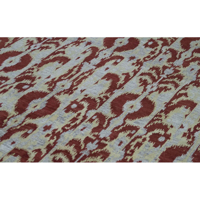 Ikat One-of-a-Kind 7'9" X 10'3" Area Rug
