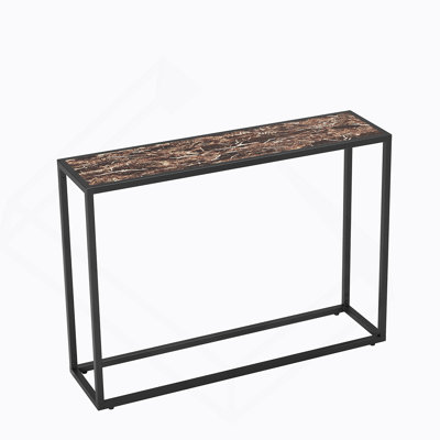 Versatile Console Table For Entrance, Corridor, And Living Room, Featuring High - End Edge Wrapping And Industrial Design
