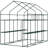 7' X 5' X 6' Greenhouse With Mesh Door And Windows, 18 Shelf Hot House With Trellis, Plant Labels, UV Protective
