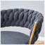 Ensemble de tabourets de bar pivotants en lin et coton l 20,4 po x P 15 po x H 34,6 po Sunny