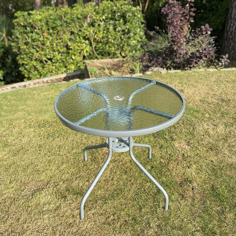 4 Seater Dining Set with Parasol