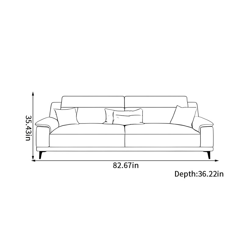 Modern simple and casual home sofa