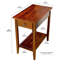 Aiydan Solid Wood End Table with Storage-2119796059