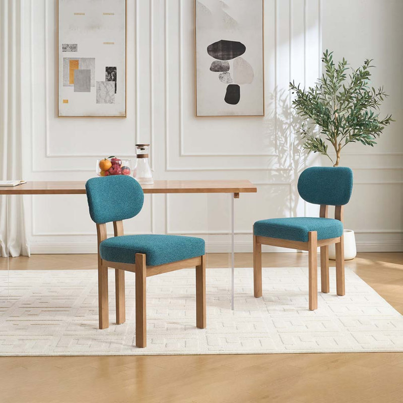 Chaises de salle à manger moelleuses, Sarcelle