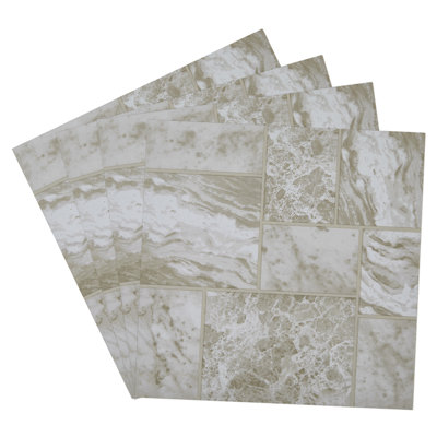 30Pcs Self-adhesive PVC Flooring Tiles Set
