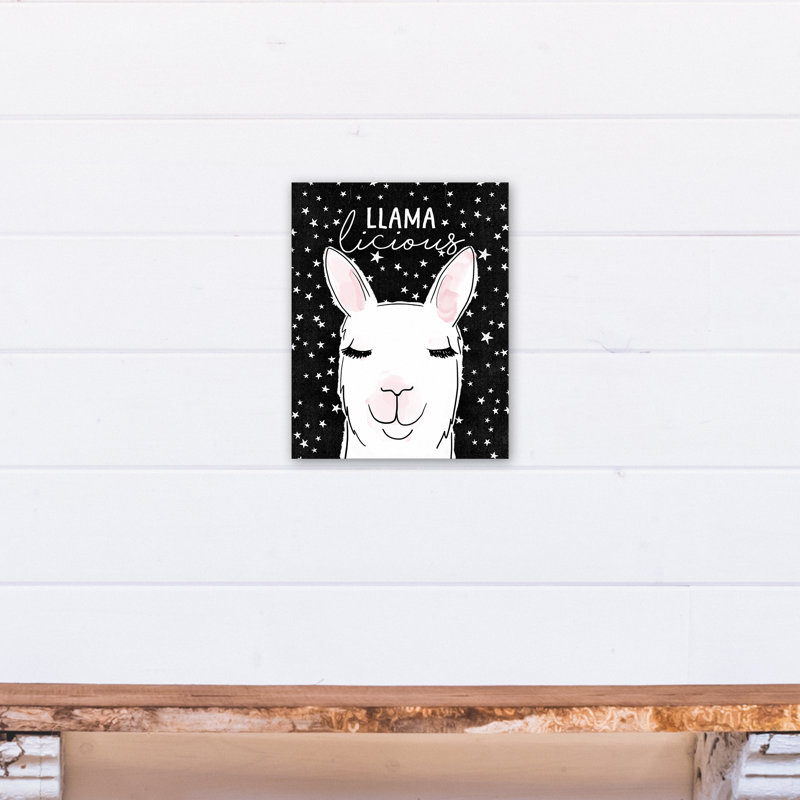 Art sur toile llama licious Sparta, H 10 po x l 8 po x P 1,25 po, Toile tendue