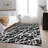 Premium Machine Washable Cerrito AMF501 Black Rug-103838028