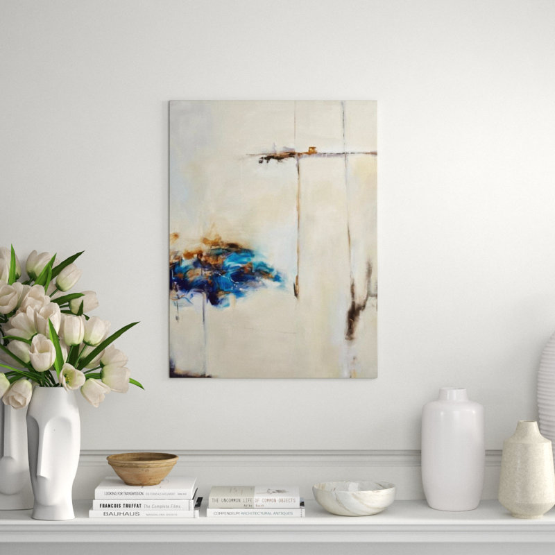 Frosty Harbour par Samuel Kane - impression, H 40 po x l 30 po x P 1,5 po, Couche de verre
