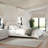 Martha Stewart Britta Upholstered Platform Bed With Piped Detail Headboard-97967474-97967477