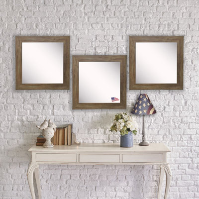 Ganesa Solid Wood Flat Wall Mirror