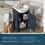 Single Bathroom Vanity with Ceramic Top