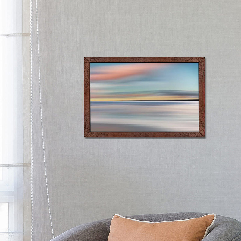 Honey Twilight by Mike Calascibetta - Print on Canvas, 152.5 cm H x 101.5 cm W, Brown Framed