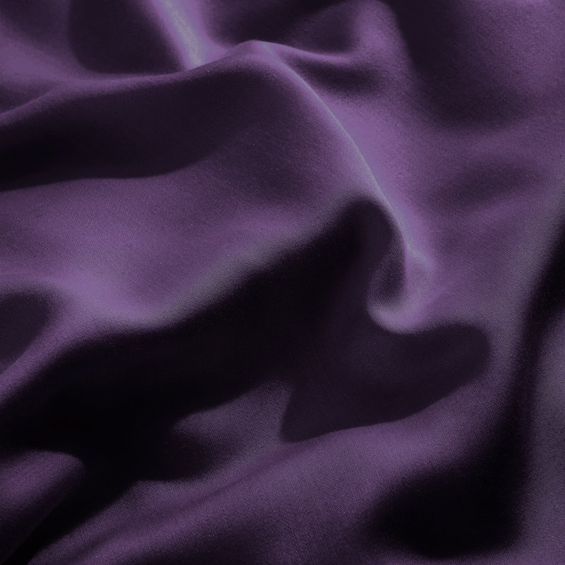 Superior 300 Thread Count Rayon from Bamboo Modern & Contemporary 3 Piece Duvet Cover Set, King/California King, Purple