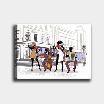 Peinture sur toile tendue