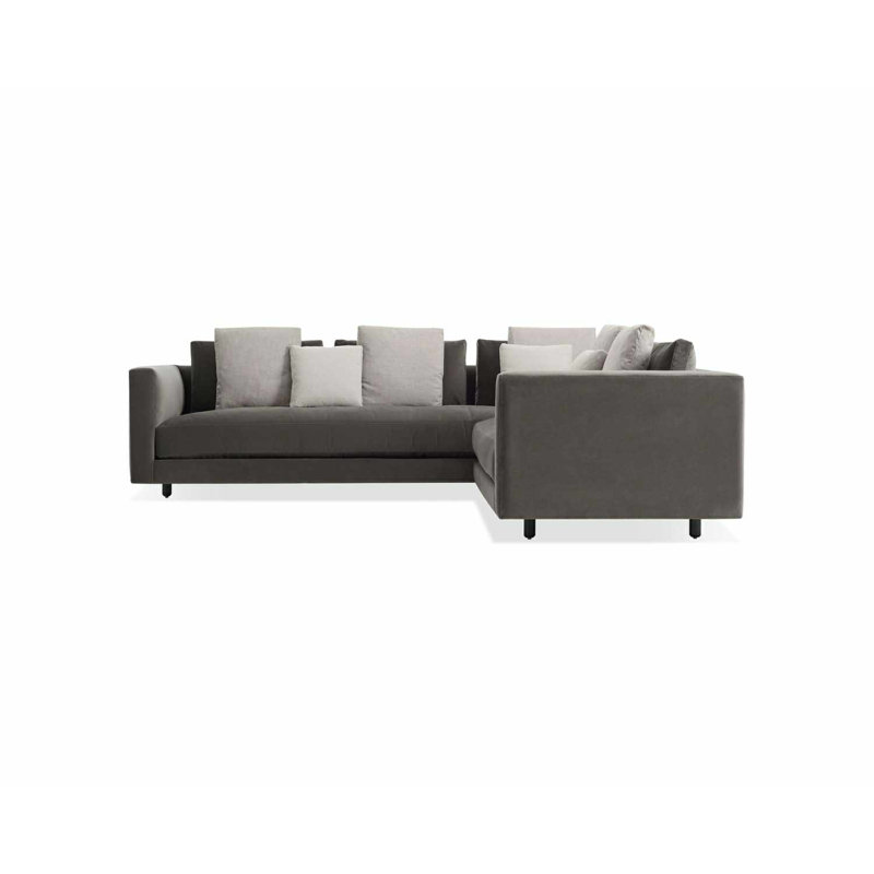 Hands Down Sectional, Right Hand Facing, Tofte Navy, Tofte Navy Polyester Blend