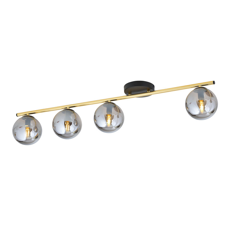Witwicki 4 - Light Geometric Chandelier, Black, Grey