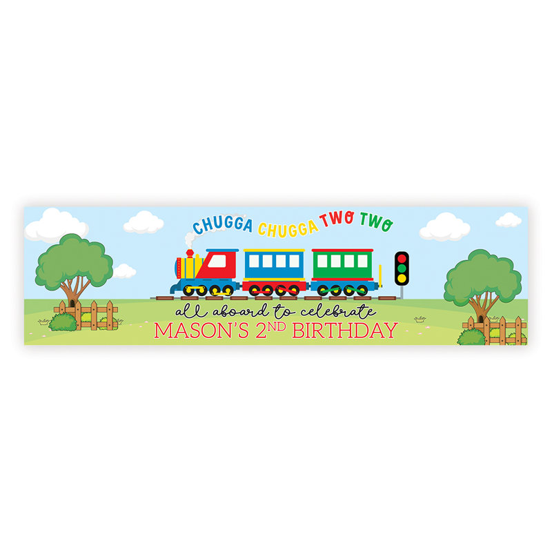 Bannière d'anniversaire en papier, Oui