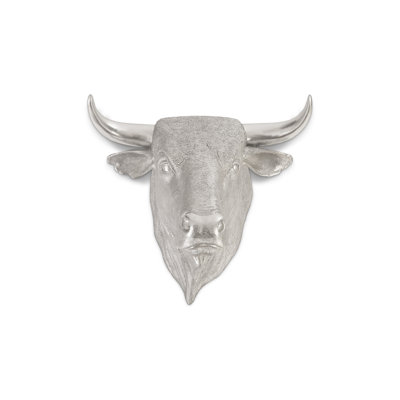 Animals Spanish Fighting Bull Sculpture Wall Décor