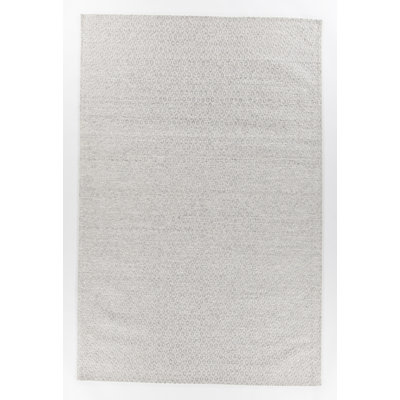 Tapis gris clair en soie tissé à la main Kaiser