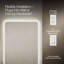 Miroir lumineux Essential 22 "X 34"