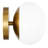 Vibi Steel Flush Mounted Sconce-2128444177