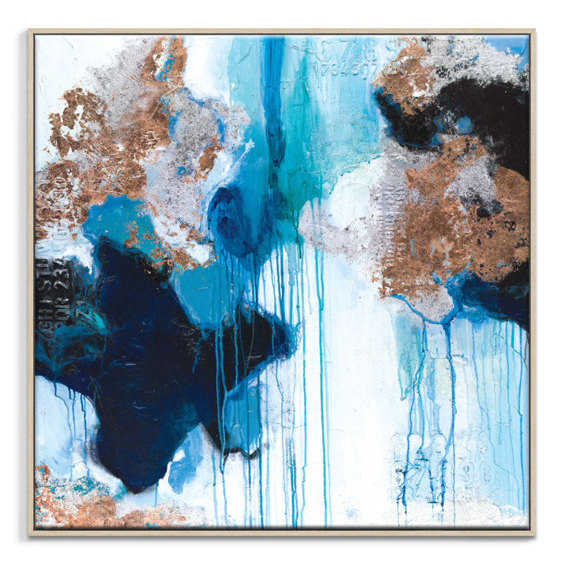 Mojo Risen 2 by Julie Ahmad - Painting on Canvas, 41cm H x 41cm W, Timber