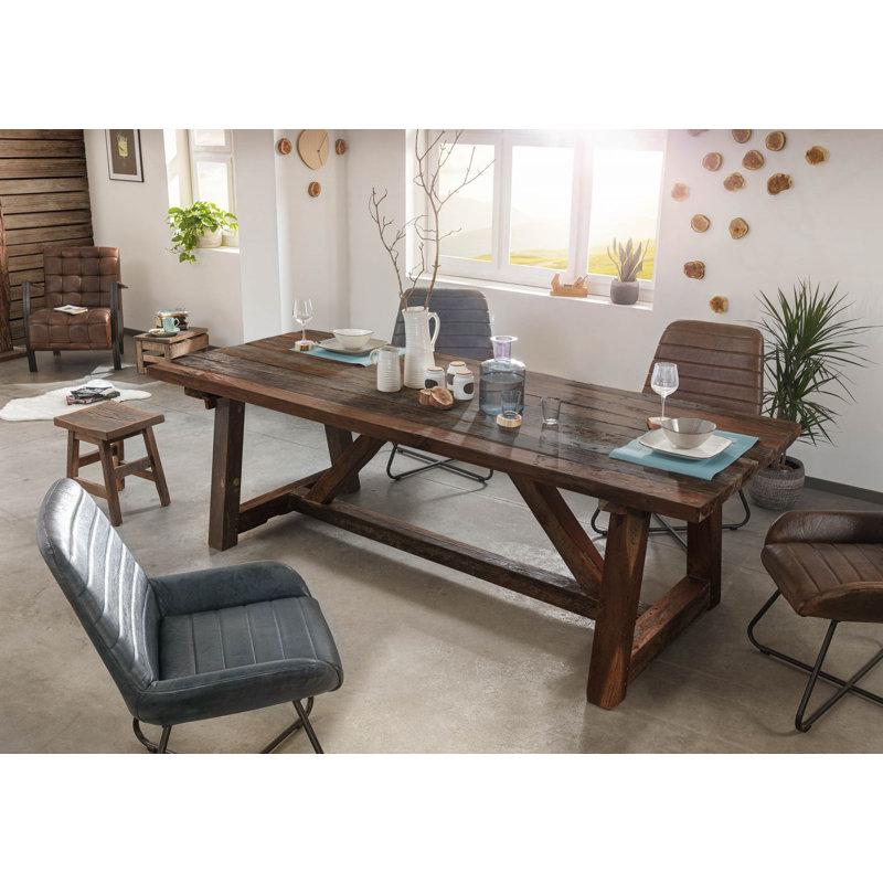 Bassano Solid Wood Dining Table, H78 x L230 x W100cm