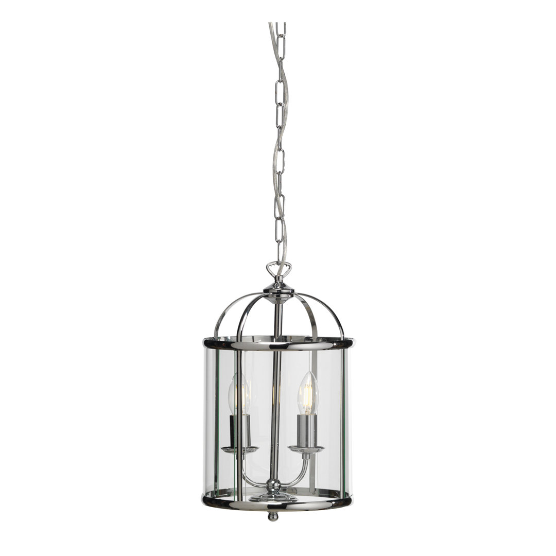 Montauk 2 - Light Chrome Lantern Pendant