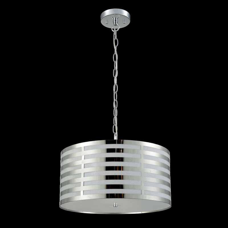 Luminaire suspendu tambour 3 lumières