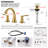 Widespread 2-handle Bathroom Faucet with Drain Assembly-49937428